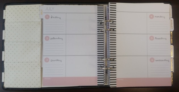 planner daily pages - Expressing Elizabeth