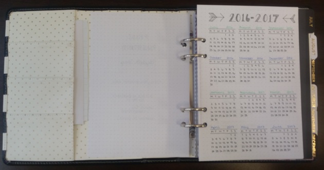 planner year calendar - Expressing Elizabeth
