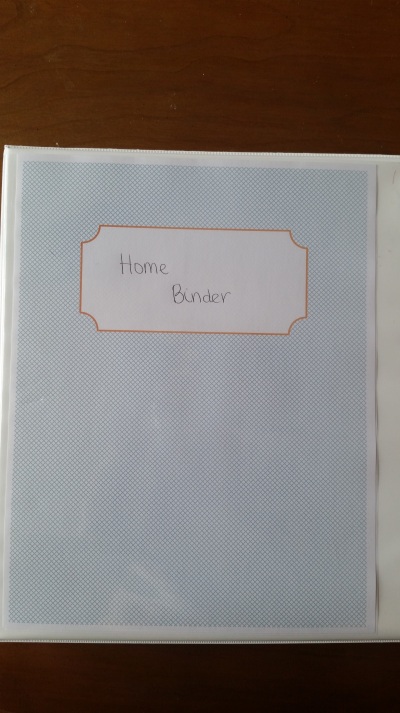 Home Binder Cover - Expressing Elizabeth